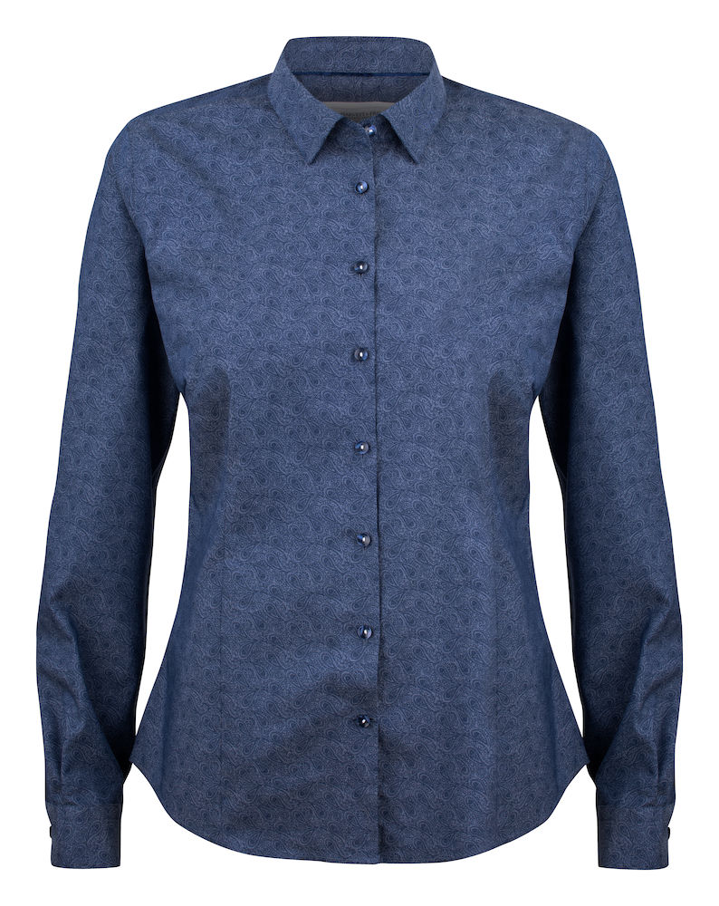Purple-Bow-143-Woman-front 551 Indigo Paisley