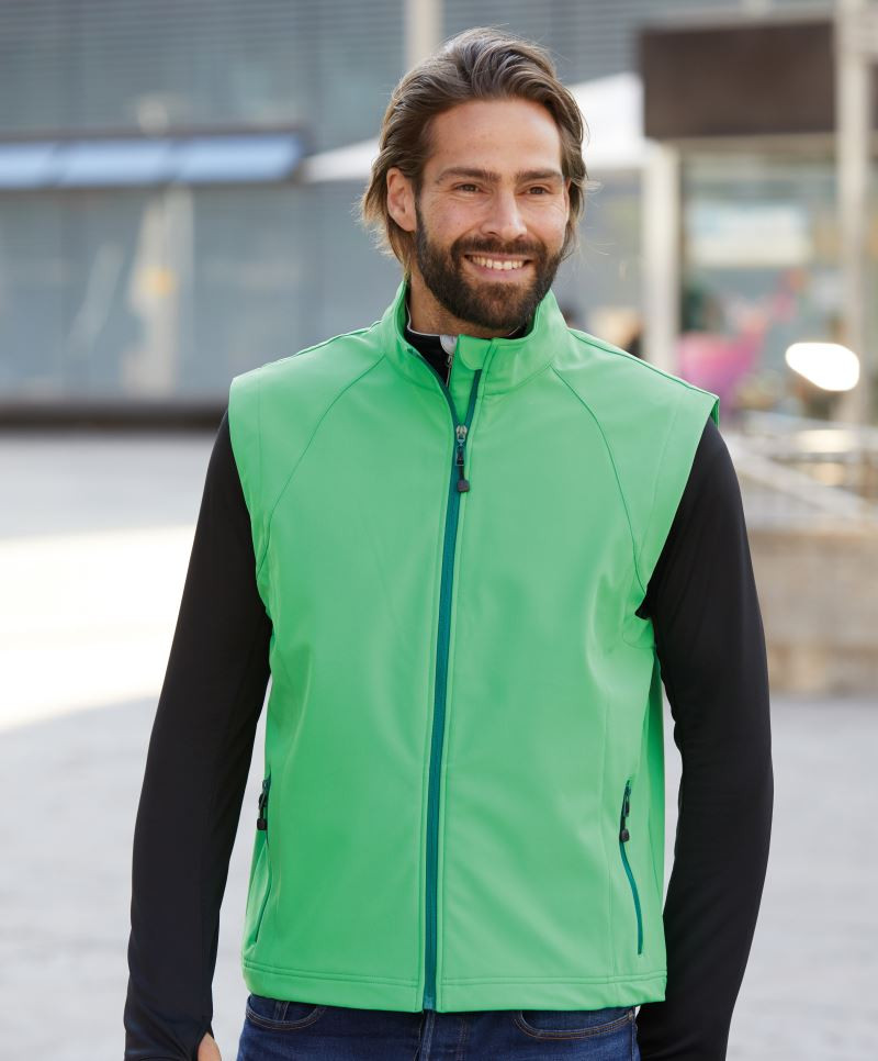 Men's Softshell Vest James&Nicholson JN1022 Men's Softshell Vest James&Nicholson JN1022