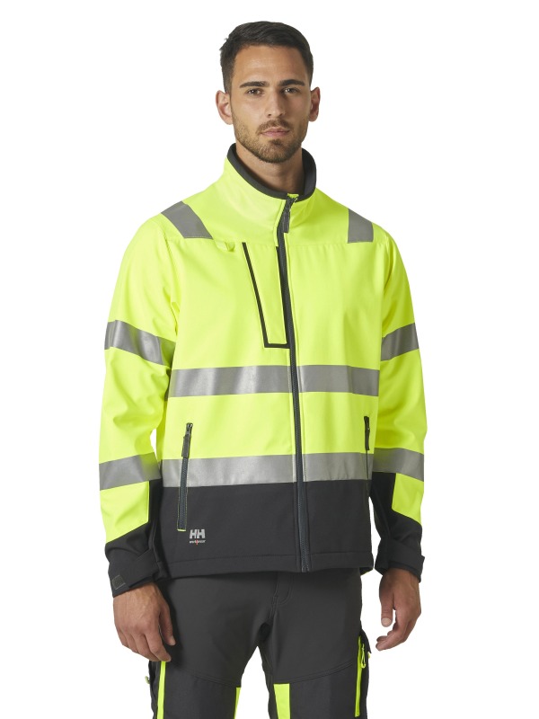 Helly Hansen 74094 Warnschutz Softshelljacke EN ISO 20471 ALNA