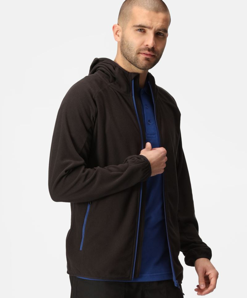 Kapuzen Struktur Fleece Jacke "Navigate" Regatta TRF690 Kapuzen Struktur Fleece Jacke "Navigate" Regatta TRF690