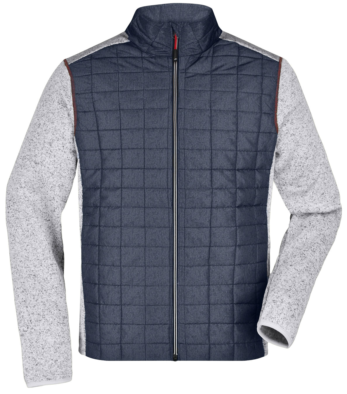 jn742-veste-hybride-tricote-homme-gris-homme-55697_master light melange / anthracite melange