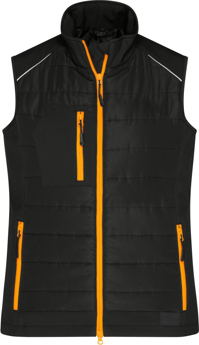 JN1821-black-neonorange black/ neon orange