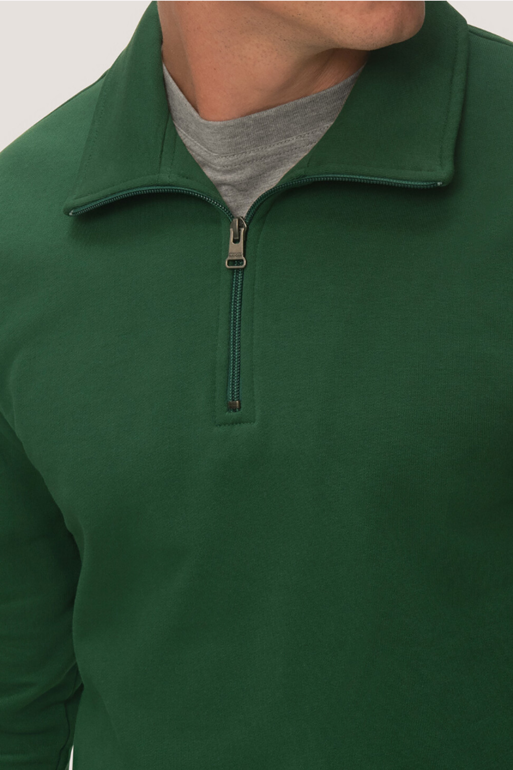 0451-Model5 Hakro Zip-Sweatshirt Premium 0451