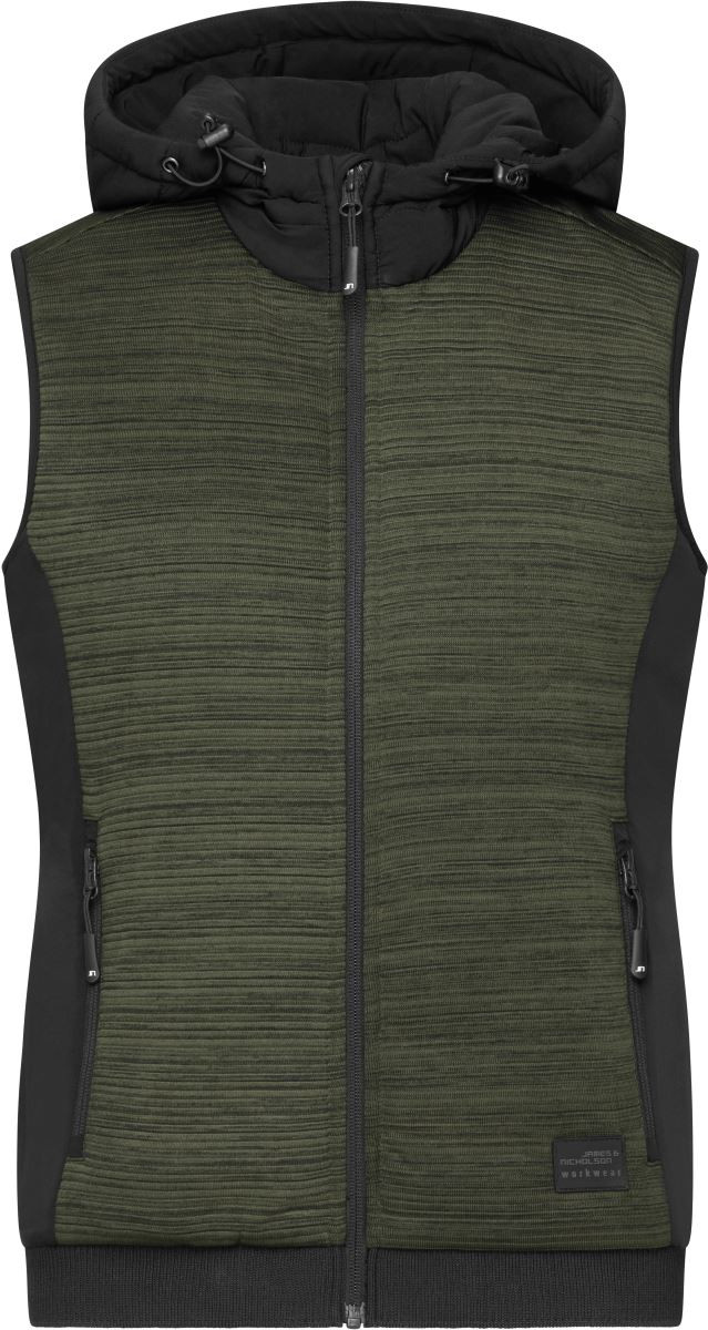 JN1847-olive olive melange/ black