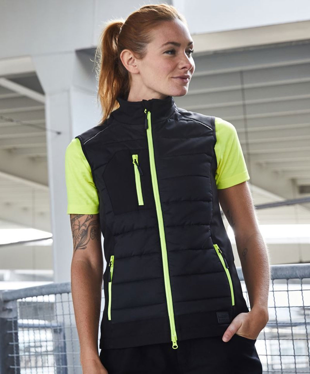 JN1821-FOTO Ladies' Hybrid Vest James&Nicholson JN1821
