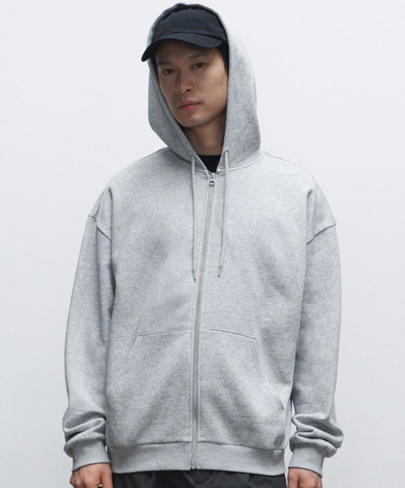 Mens Regular Zip Hoodie True Blanks TB1290 Mens Regular Zip Hoodie True Blanks TB1290