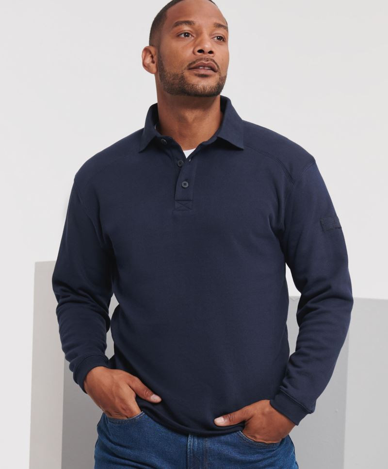 Workwear Polo Sweater Russell 012M Workwear Polo Sweater Russell 012M