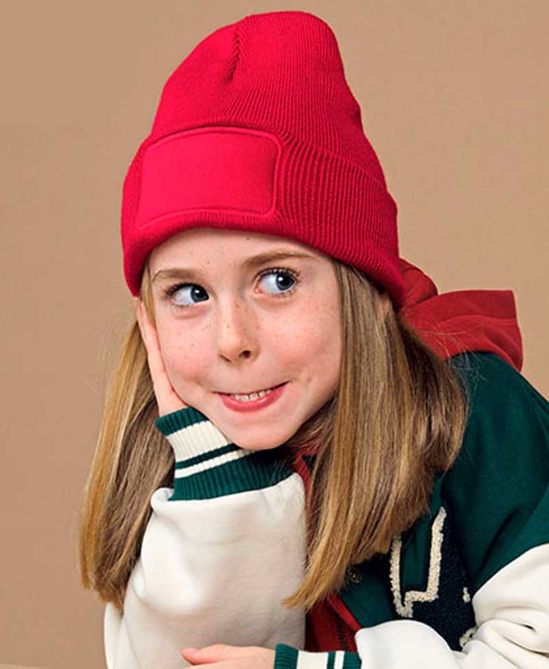 Kids Original Patch Beanie Beechfield B445B Kids Original Patch Beanie Beechfield B445B