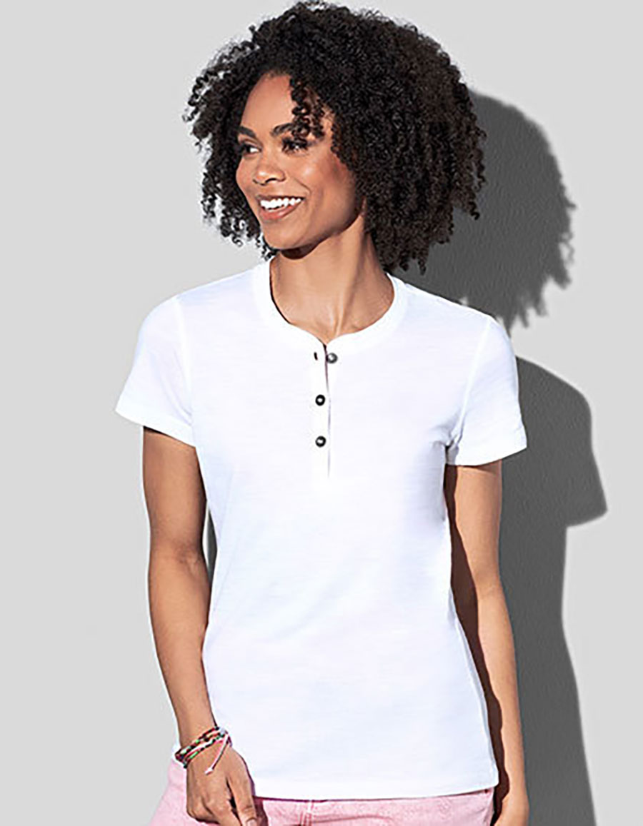 Sharon Henley T-Shirt for women Stedman ST9530 Sharon Henley T-Shirt for women Stedman ST9530