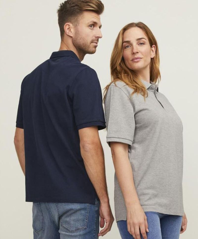 Schweres Unisex Piqué Polo Jack&Jones 7556 Schweres Unisex Piqué Polo Jack&Jones 7556