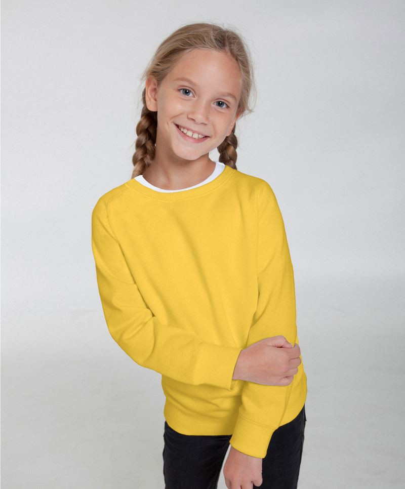 NE33001-Model-1 Kids Sweatshirt Neutral NE33001