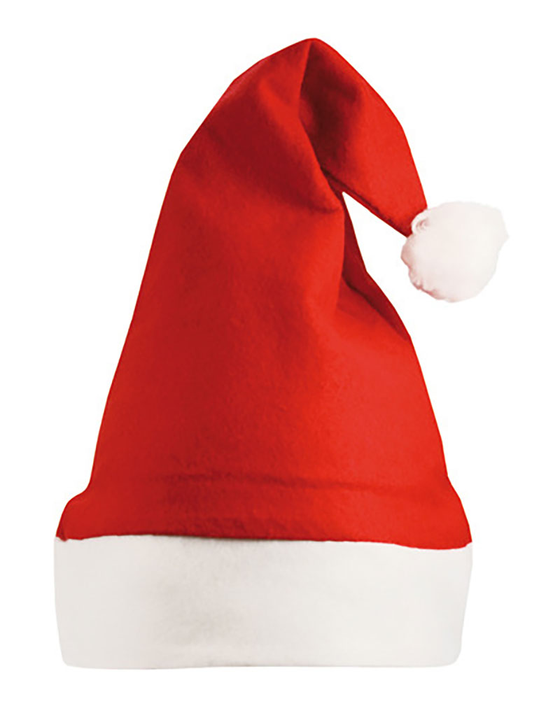 C4001-red Nikolaus Mütze Christmas Hat C4001