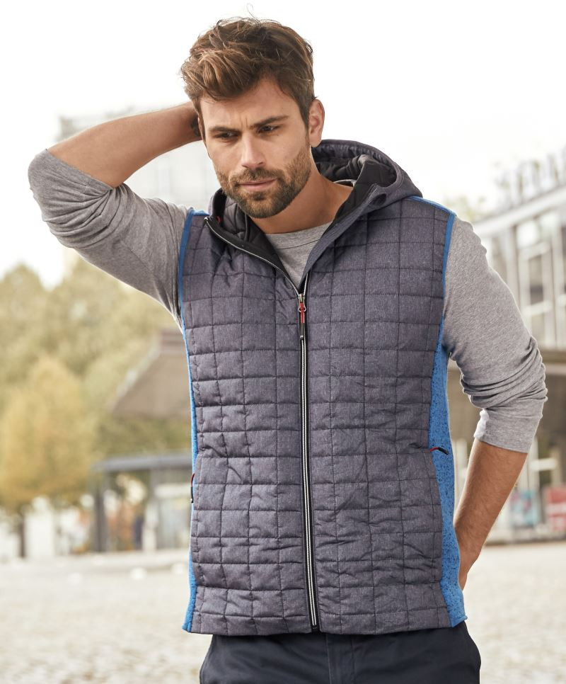 Men's Knitted Hybrid Vest JN768