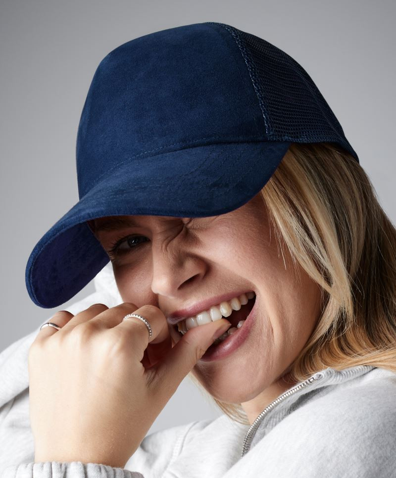 Suede Snapback Trucker Beechfield B643 Suede Snapback Trucker Beechfield B643