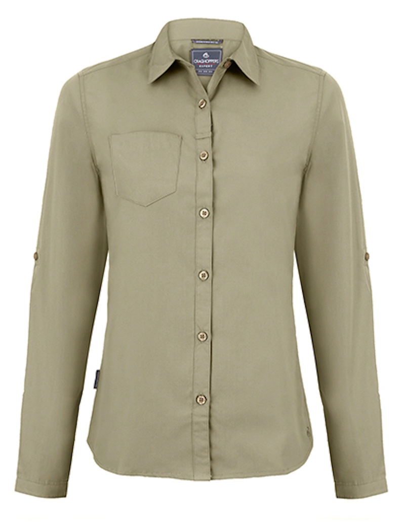 Expert Womens Kiwi Long Sleeved Shirt Craghoppers Expert CES002 Expert Womens Kiwi Long Sleeved Shirt Craghoppers Expert CES002