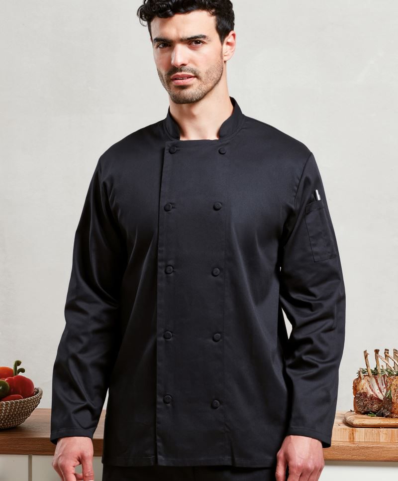 Kochjacke langarm Coolchecker® PREMIER PR903 Kochjacke langarm Coolchecker® PREMIER PR903