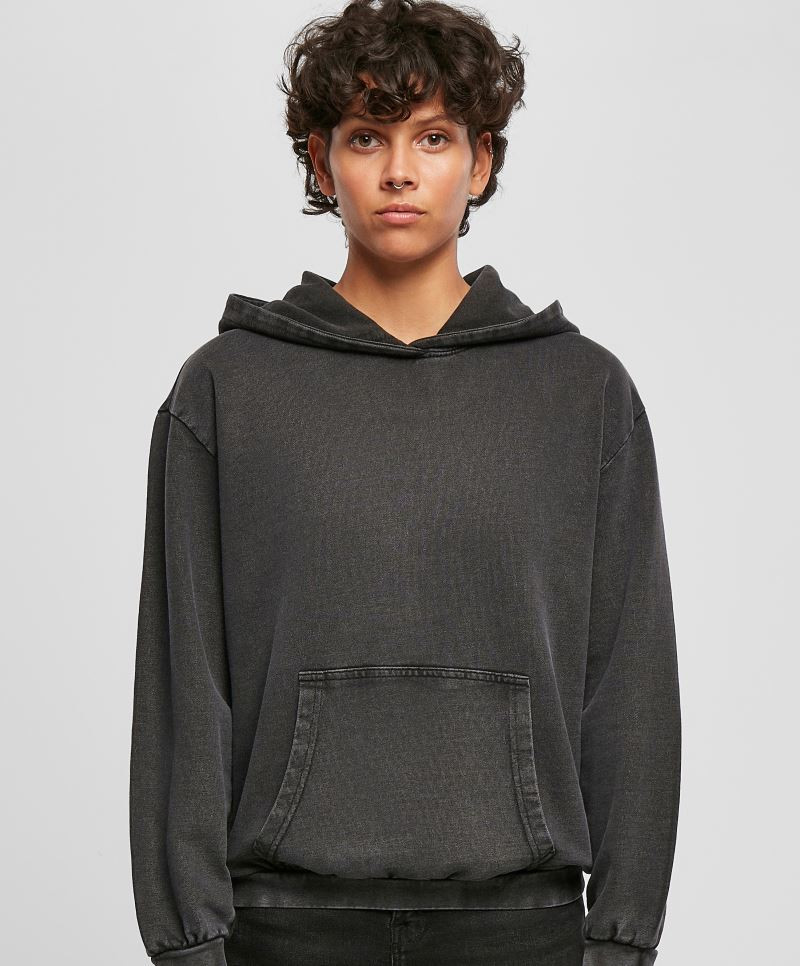 Build your Brand BY194 Damen Kapuzen Sweater "Acid Wash" Build your Brand BY194 Damen Kapuzen Sweater "Acid Wash"