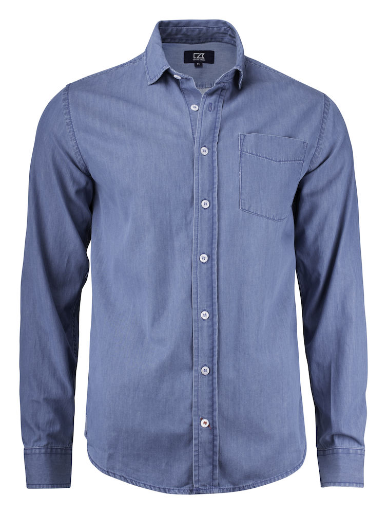 Ellensburg-denim-shirt-men-denim-blue denim blue