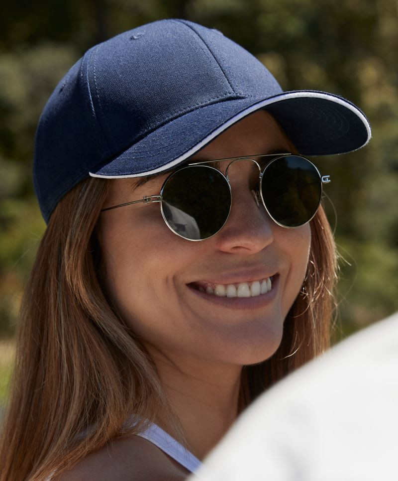 EarthAware® Classic Organic Cotton 6 Panel Cap Sandwich Peak Beechfield B820C EarthAware® Classic Organic Cotton 6 Panel Cap Sandwich Peak Beechfield B820C
