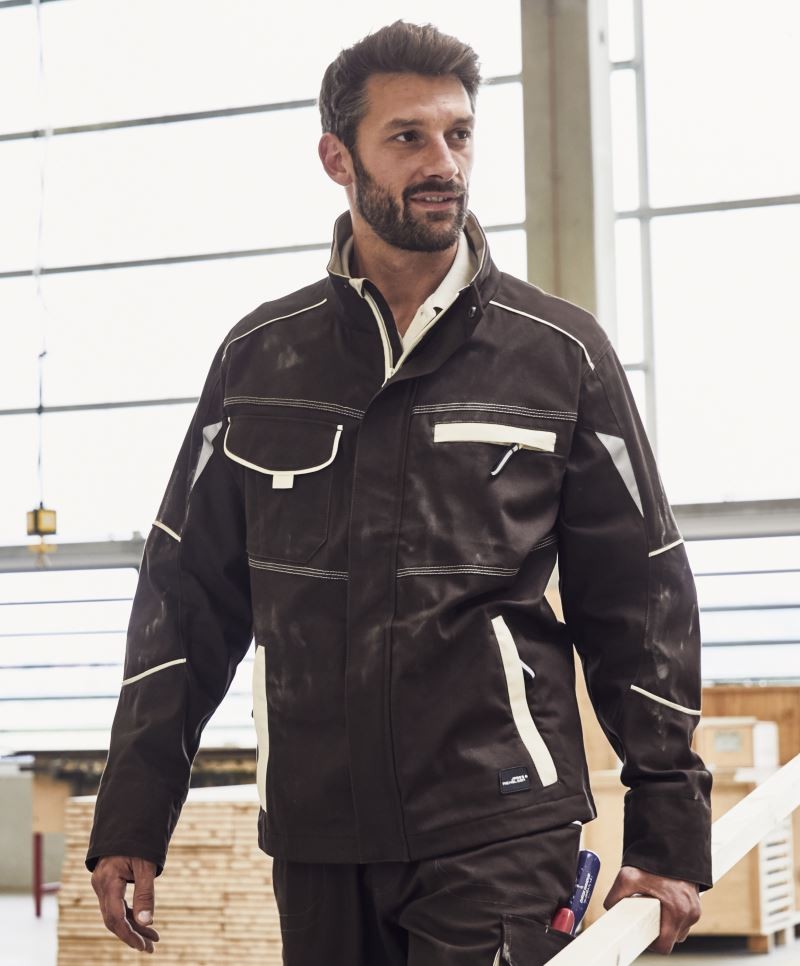 JN849-DET1 Workwear Jacket Color James&Nicholson JN849