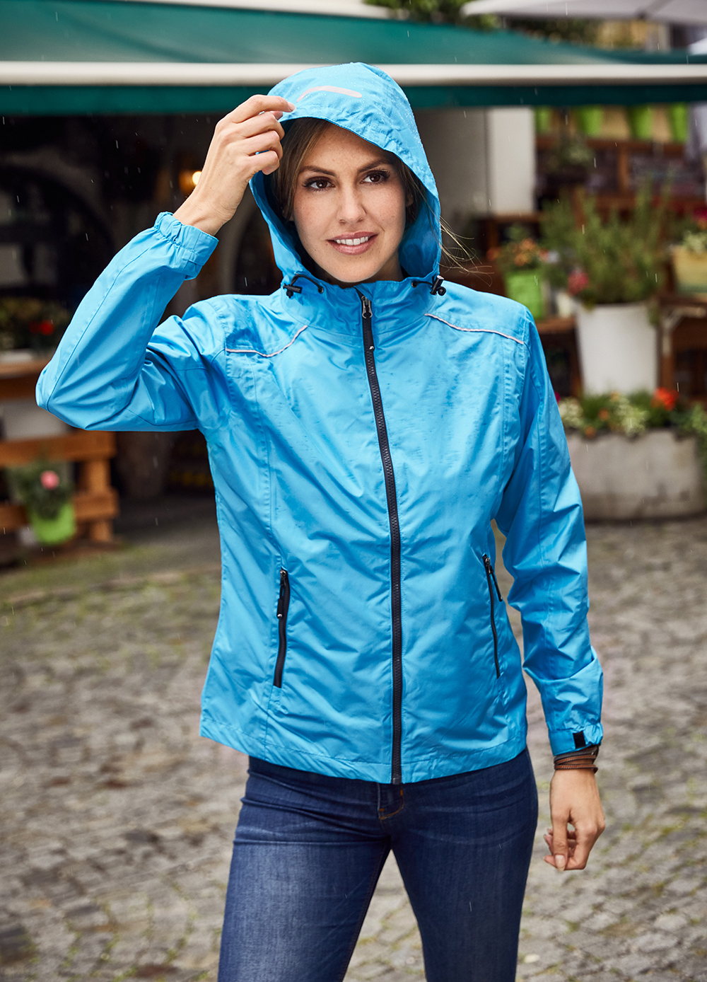 JN1117-Model Ladies' Rain Jacket JN1117