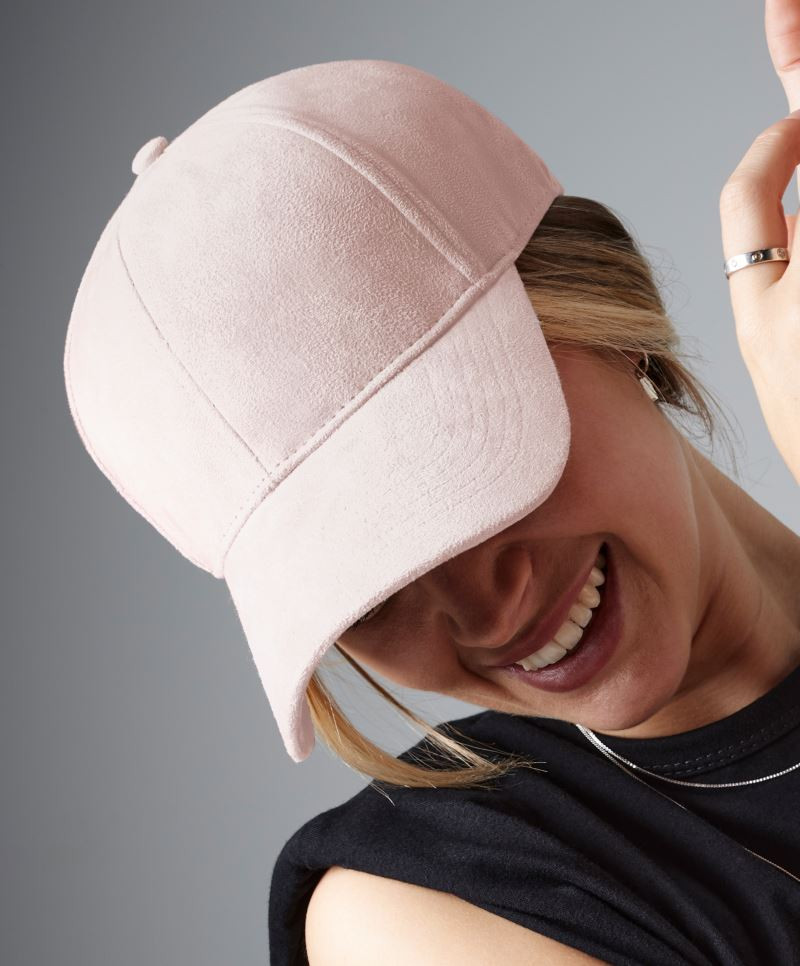 Faux Suede 6 Panel Cap Beechfield B656 Faux Suede 6 Panel Cap Beechfield B656