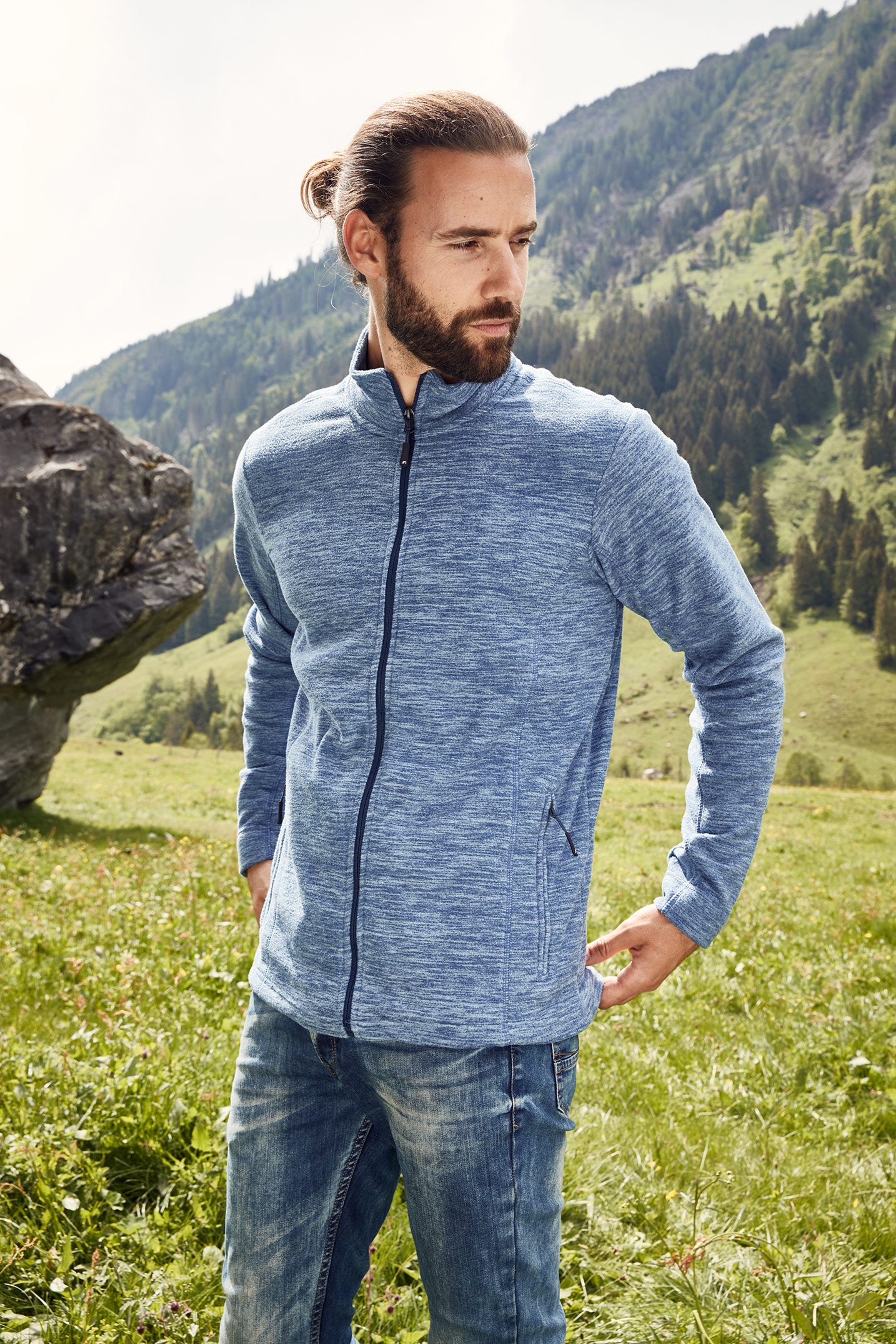 jn770-model blue melange
