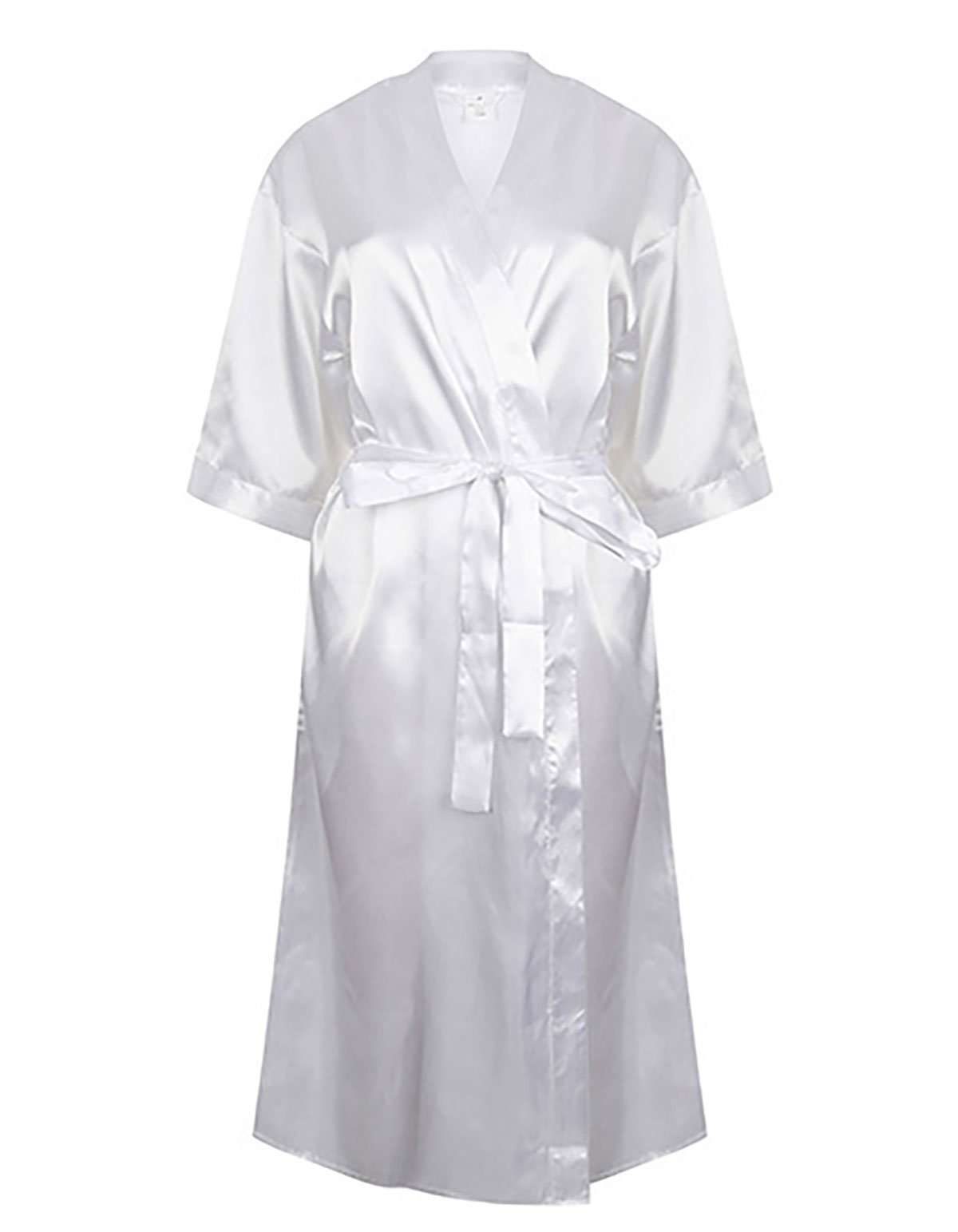 TC-ladies-satin-robe-white white