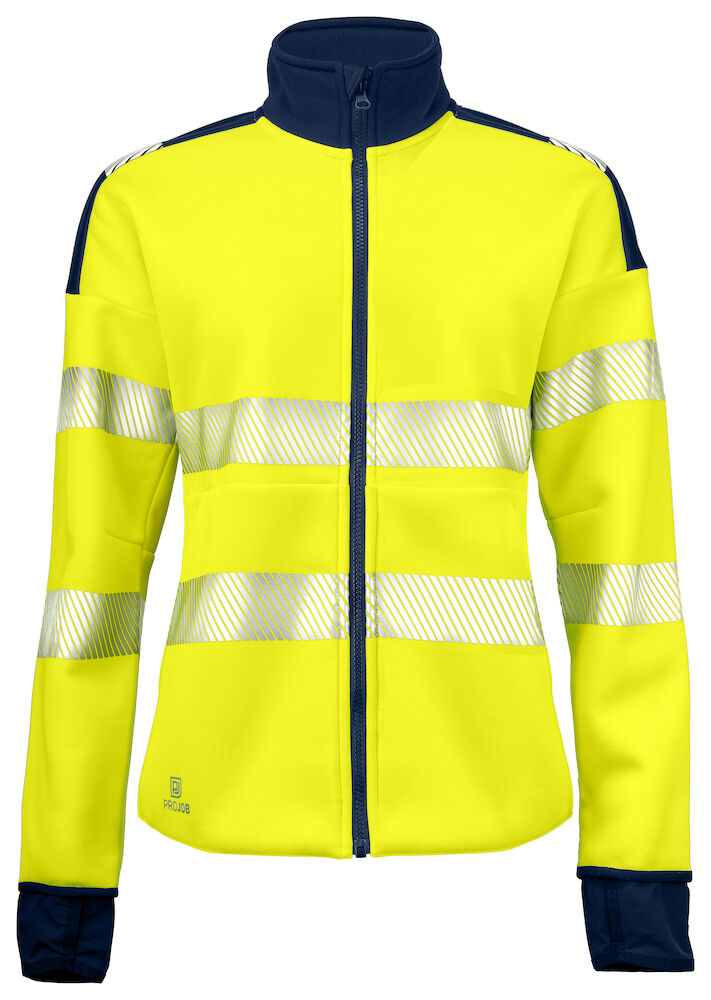 ProJob 6111 Damen Funktionssweatshirt-Jacke EN ISO 20471 KLASSE 3/2 ProJob 6111 Damen Funktionssweatshirt-Jacke EN ISO 20471 KLASSE 3/2