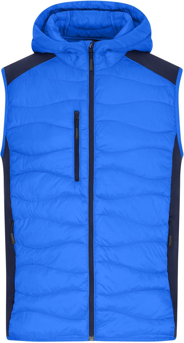 Herren Stretch Fleece Bodywarmer James & Nicholson JN1328