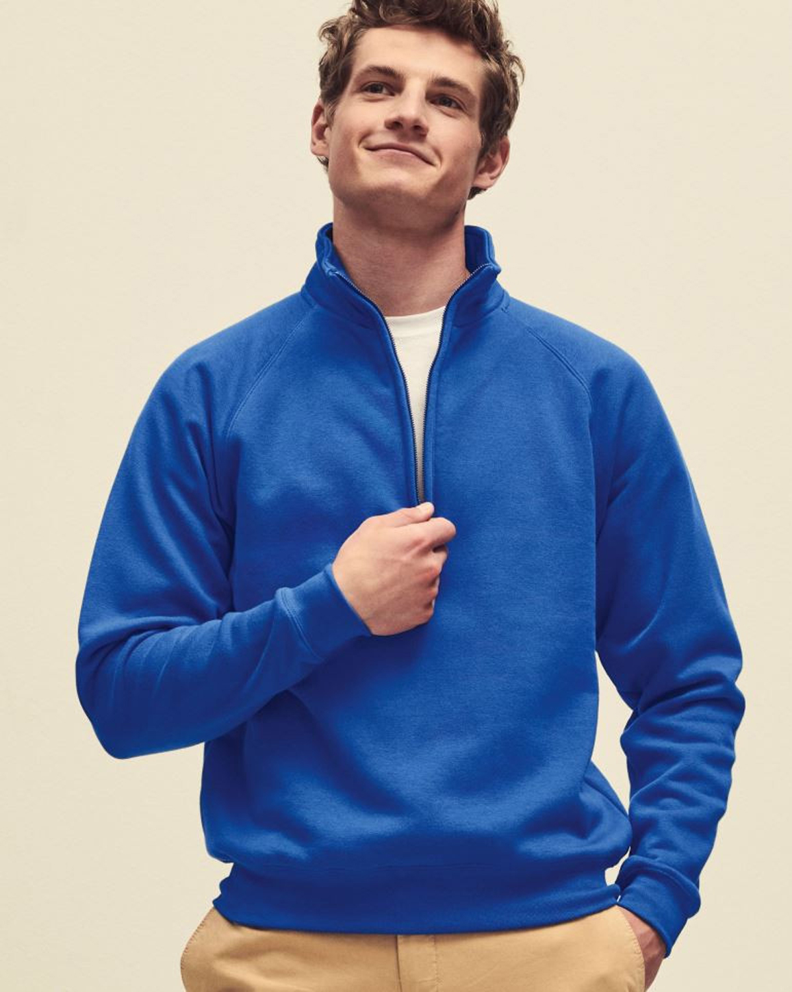 2032-dET1 Premium Zip Neck Sweat F.O.L. 2032