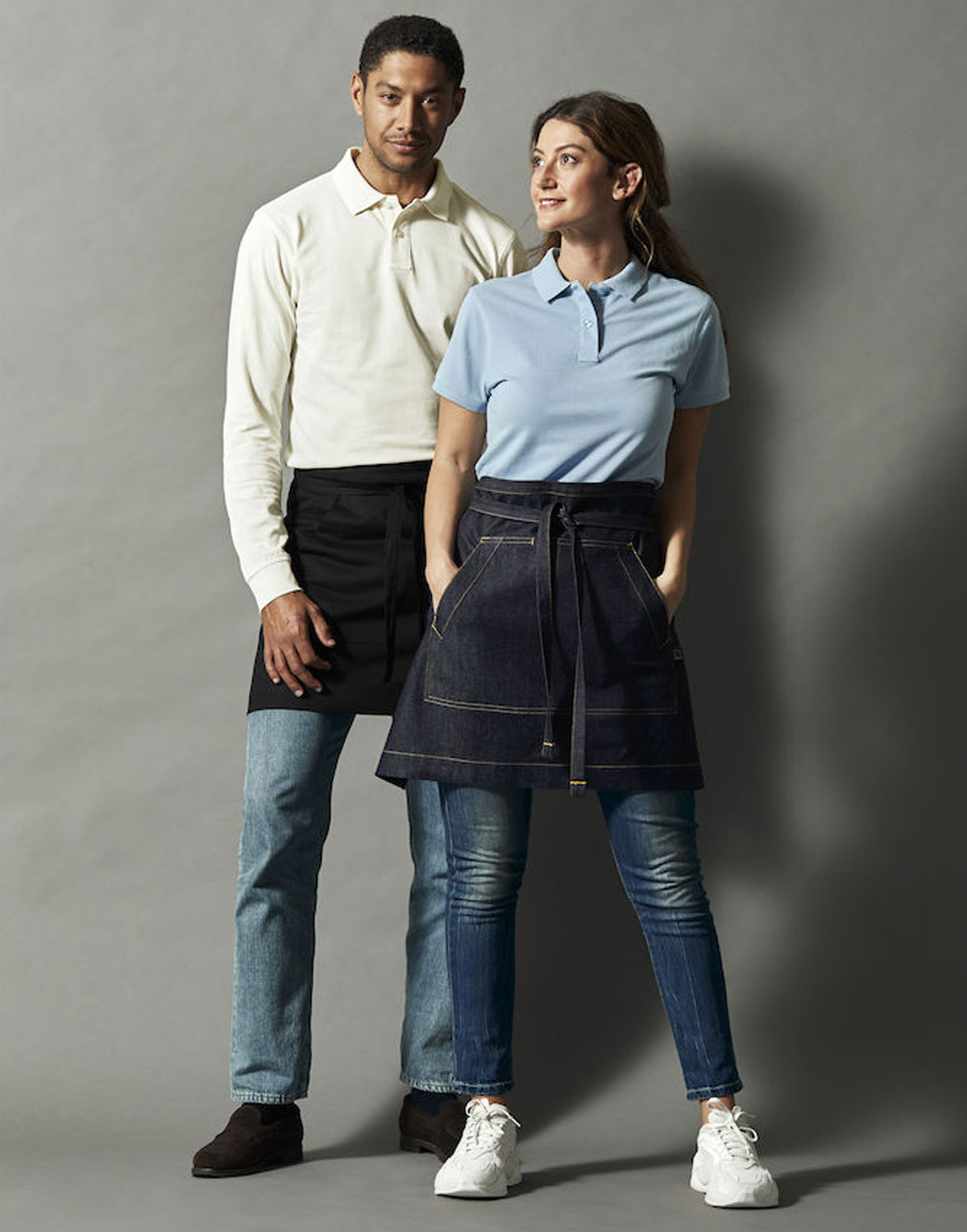 141045-Model2 Cottover 141045 Bistroschürze kurz