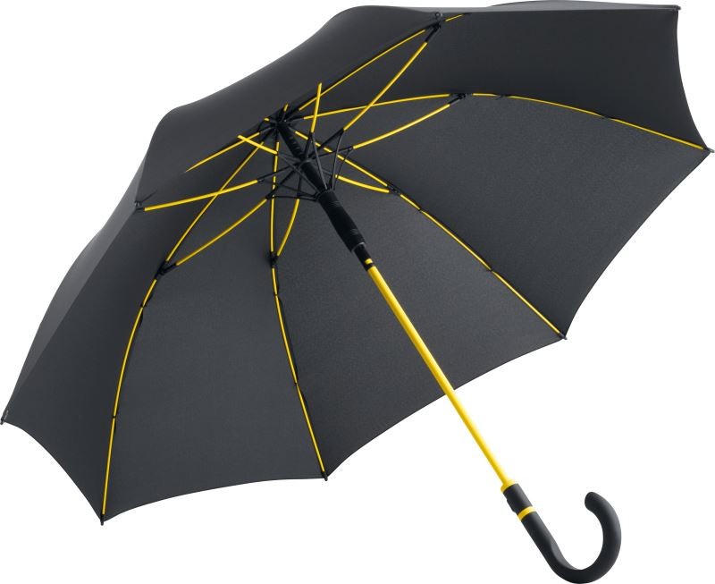 46-4783-anthracite-yellow AC-Midsize-Stockschirm FARE®-Style FA4784