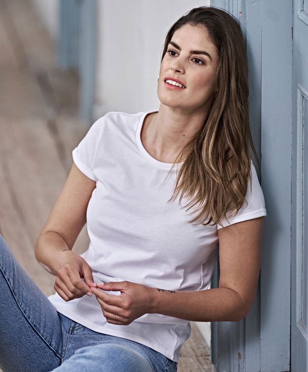 TJ5063-det Women´s Roll-Up Tee Tee Jays 5063