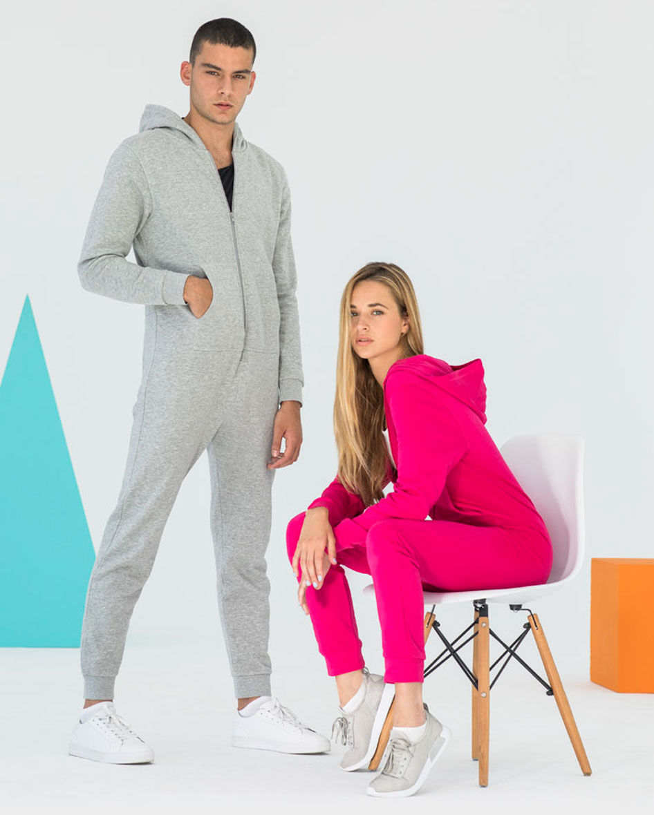 SF470_HGREY_FUCHSIA_20_01_RP Unisex All In One Skinnifit SF470