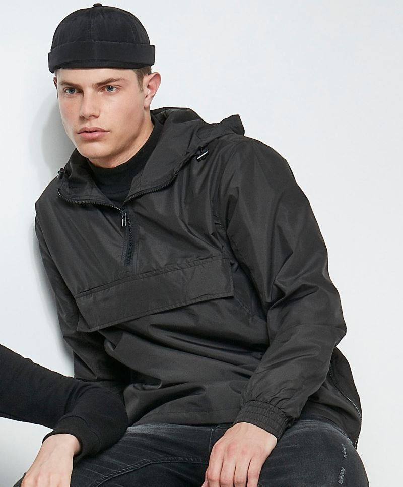 Build your Brand BY096 Windjacke mit 1/4 Zip Build your Brand BY096 Windjacke mit 1/4 Zip
