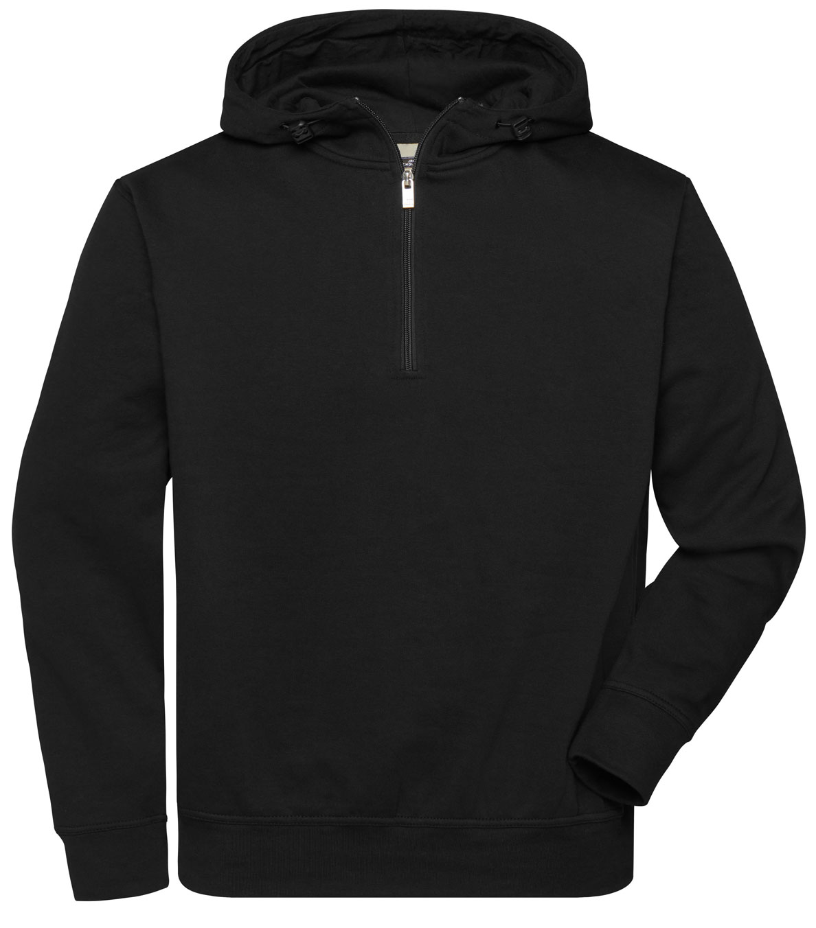jn839-bio-workwear-half-zip-hoody-schwarz-unisex-55634_master black