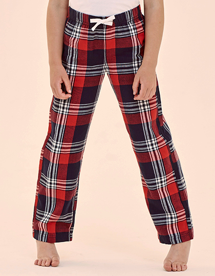 Kids´ Tartan Lounge Pants Skinnifit SM083