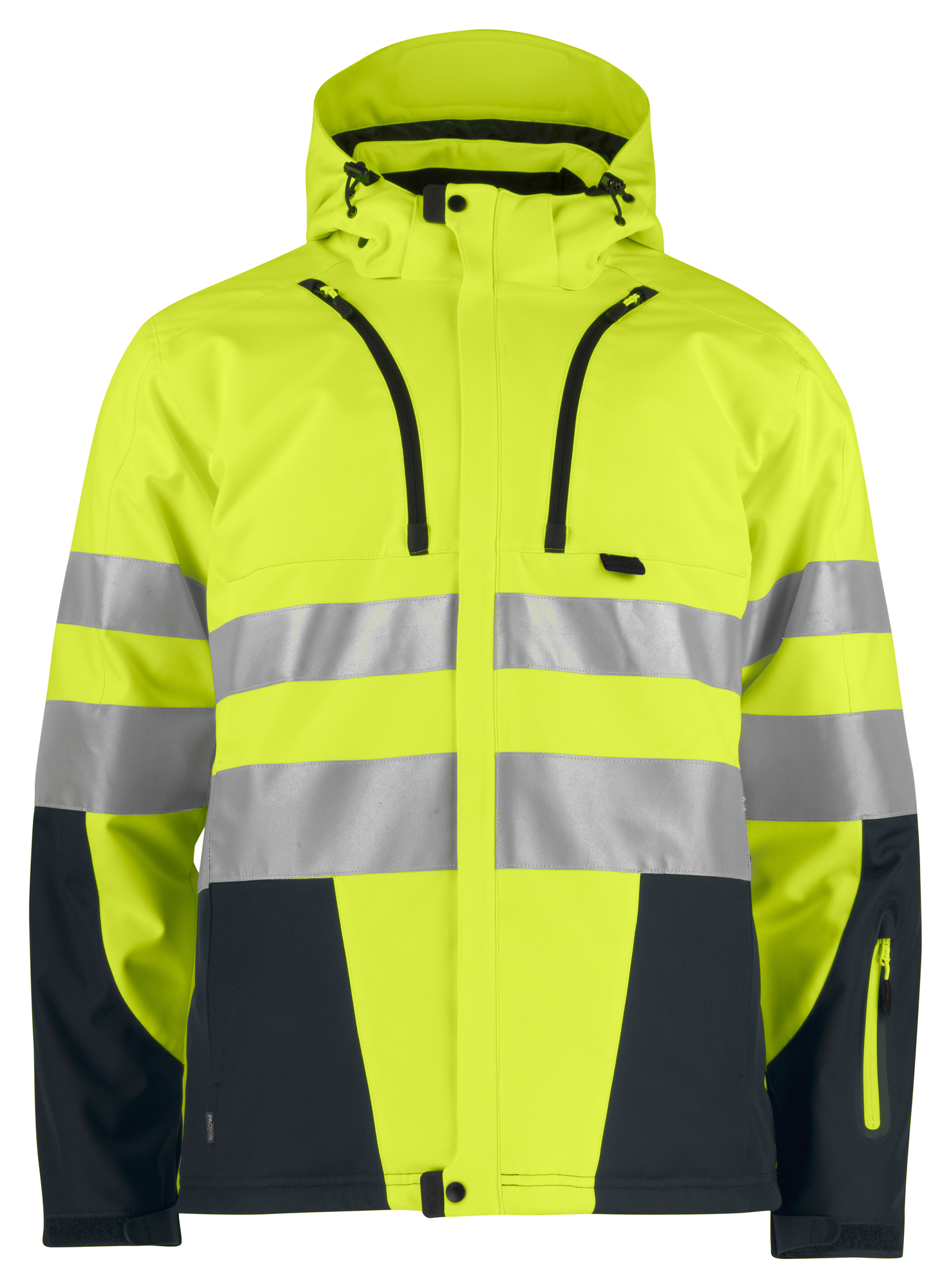 ProJob 6420 Gefütterte Softshell-Jacke EN ISO 20471 Klasse 3