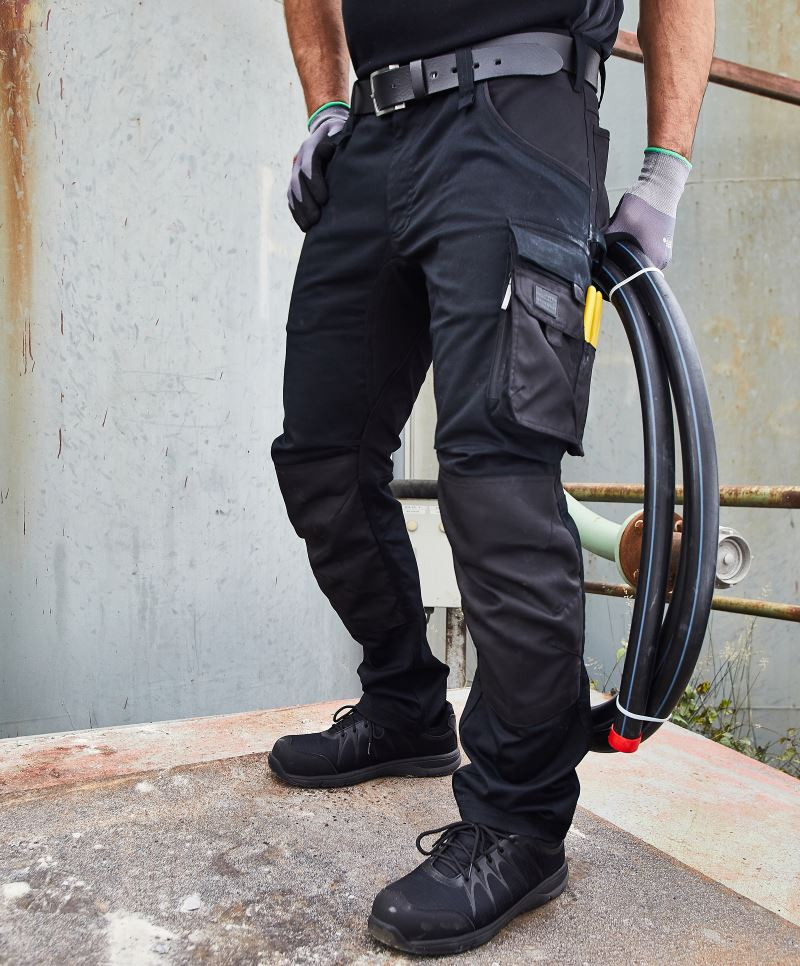 JN1812-foto Workwear Stretch-Pants Slim Line  James&Nicholson JN1812