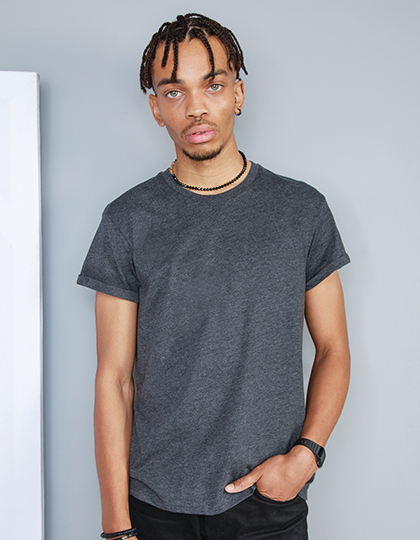 P80_M0080 Men`s Roll Sleeve T Mantis P80