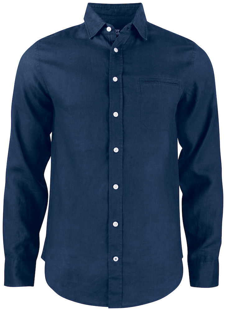 Summerland-linen-shirt-men-dark-navy dark navy