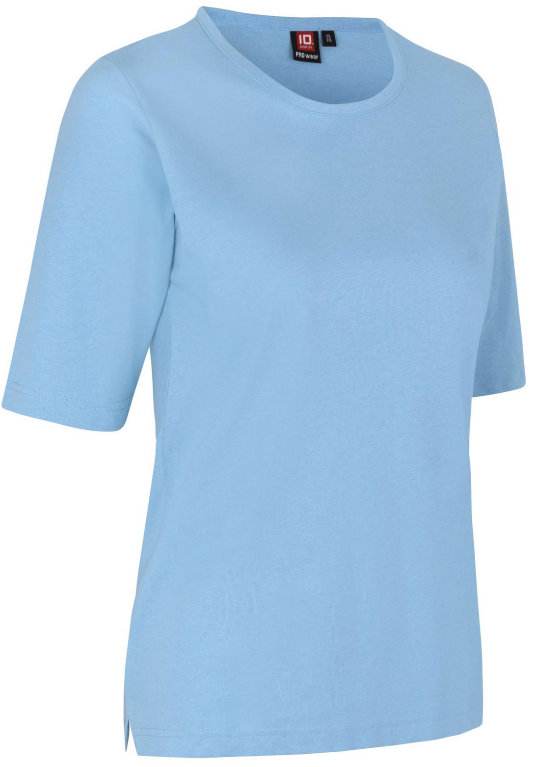 0315-lightblue ID 0315 PRO Wear Damen T-Shirt mit 1/2 Ärmel