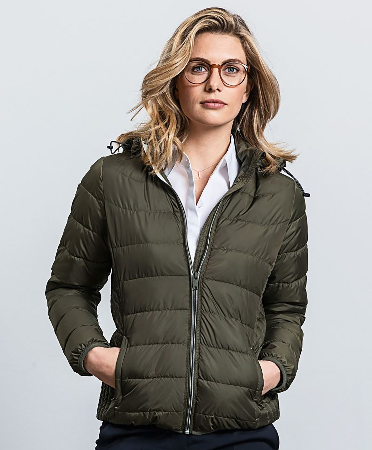 440F-DET1 Ladies´ Hooded Nano Jacket Russell 440F