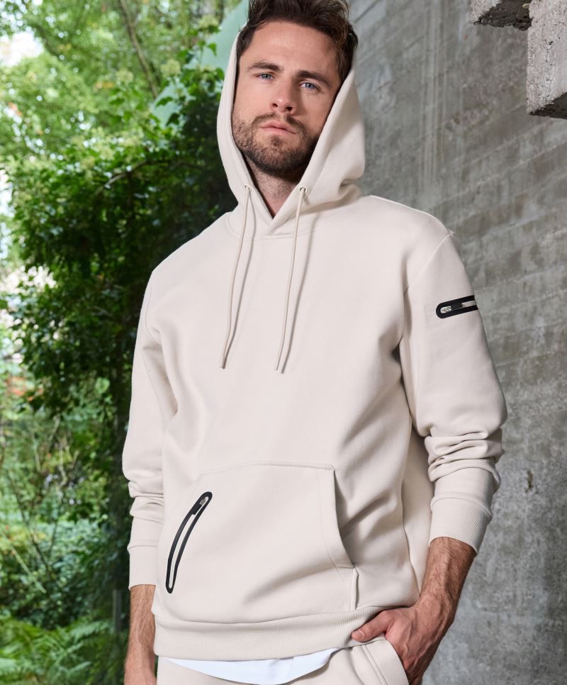 Herren Interlock Kapuzen Sweater James&Nicholson JN8046 Herren Interlock Kapuzen Sweater James&Nicholson JN8046