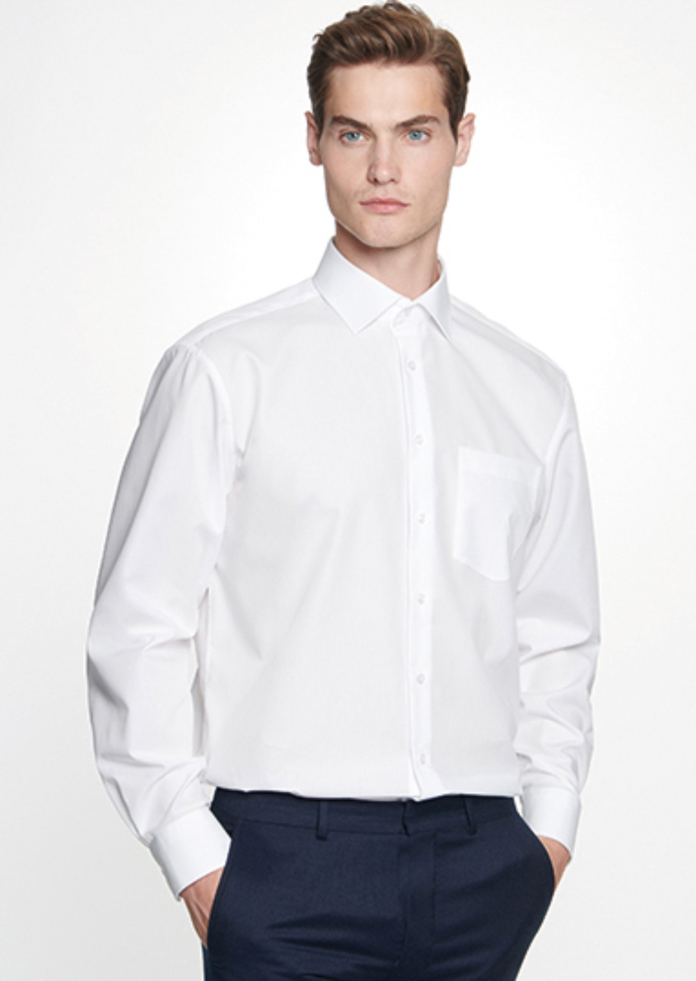 SN003000-model1 Men´s Shirt Regular Fit Long Sleeve Seidensticker 003000