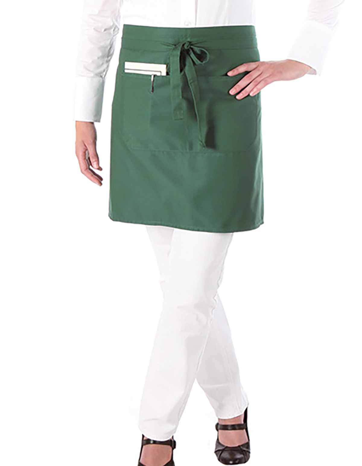 X964T-Model1 Baker`s Apron with Pocket LInk Kitchen Wear X964T