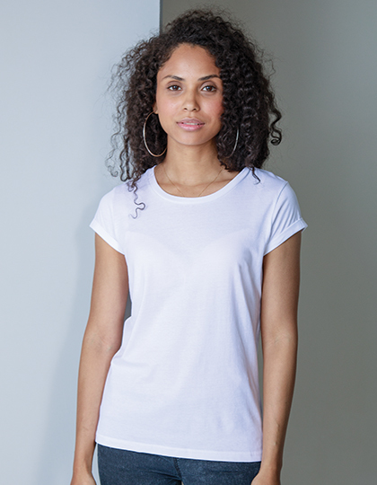 P81-foto Women`s Roll Sleeve T Mantis P81