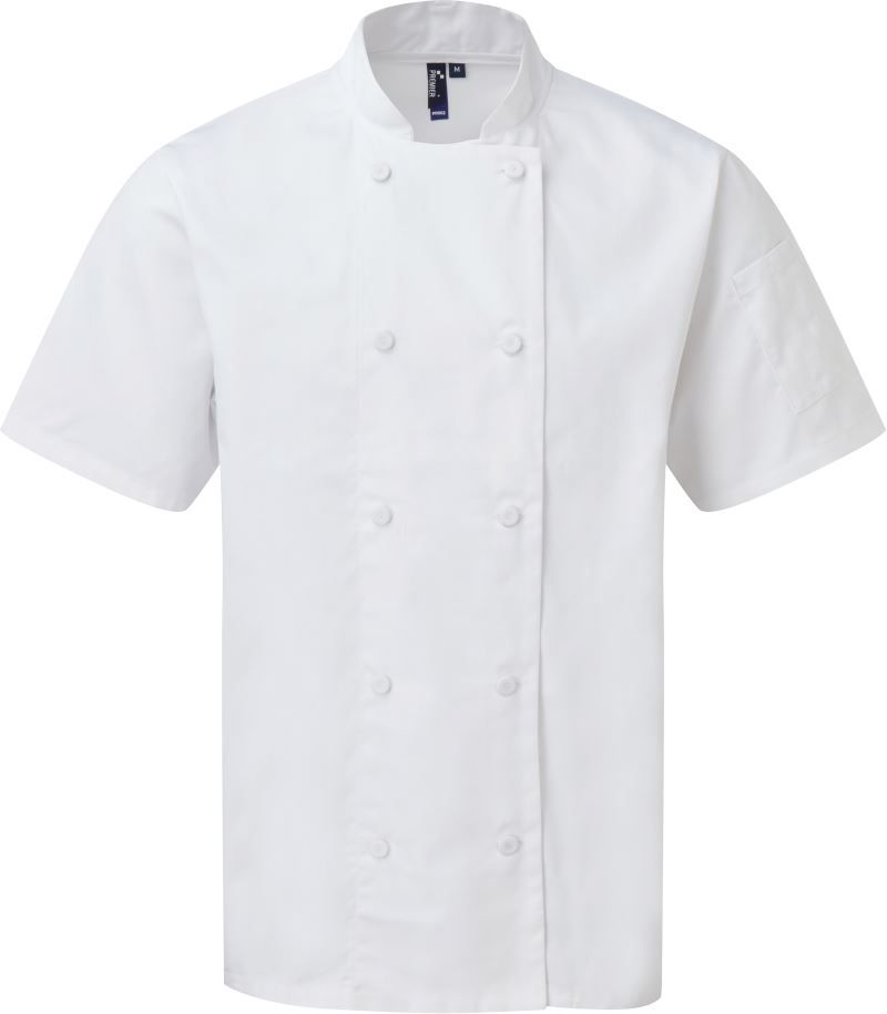 Kochjacke kurzarm Coolchecker® PREMIER PR902 Kochjacke kurzarm Coolchecker® PREMIER PR902