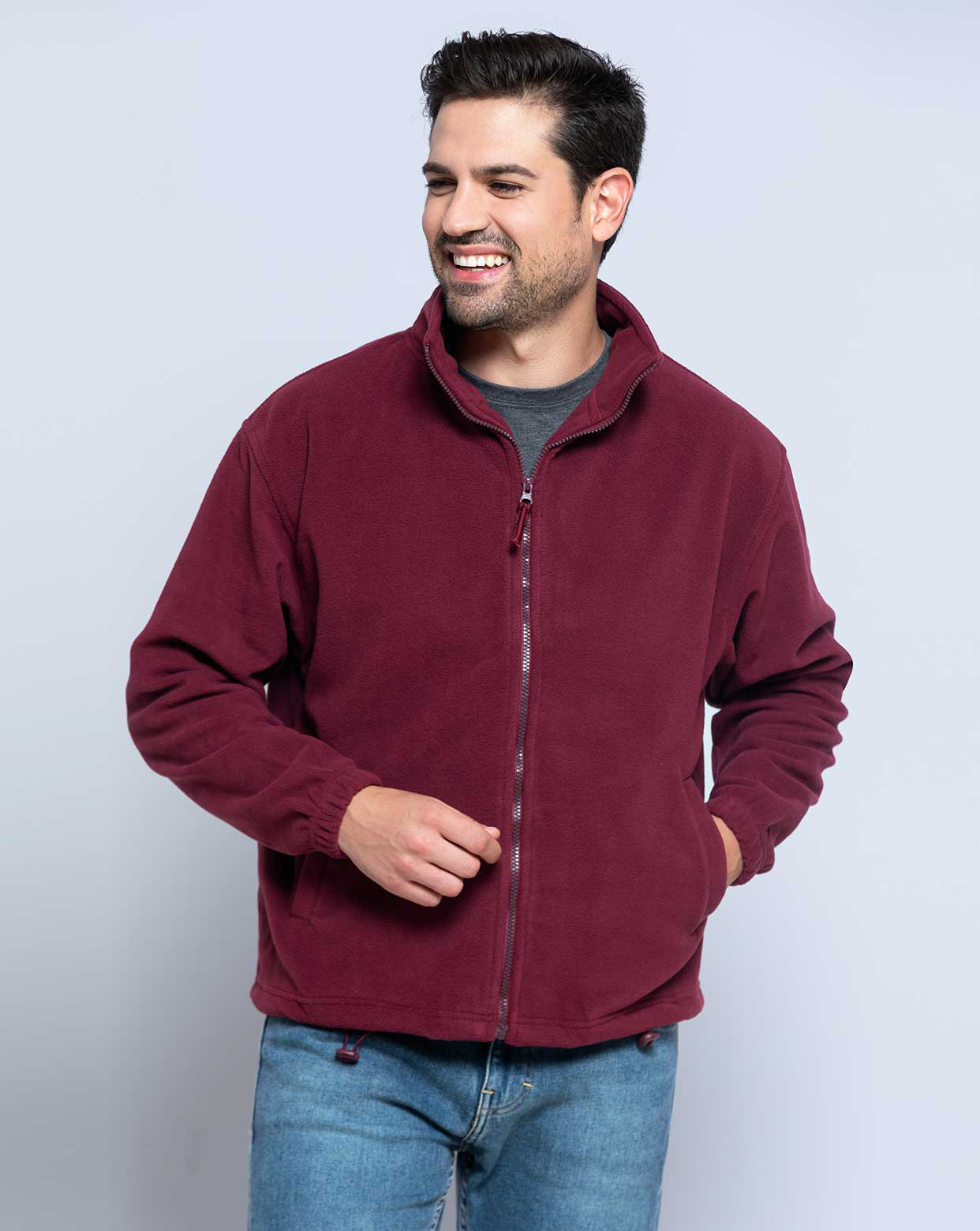 JHK800-Model1 Men Fleece Jacket JHK 800